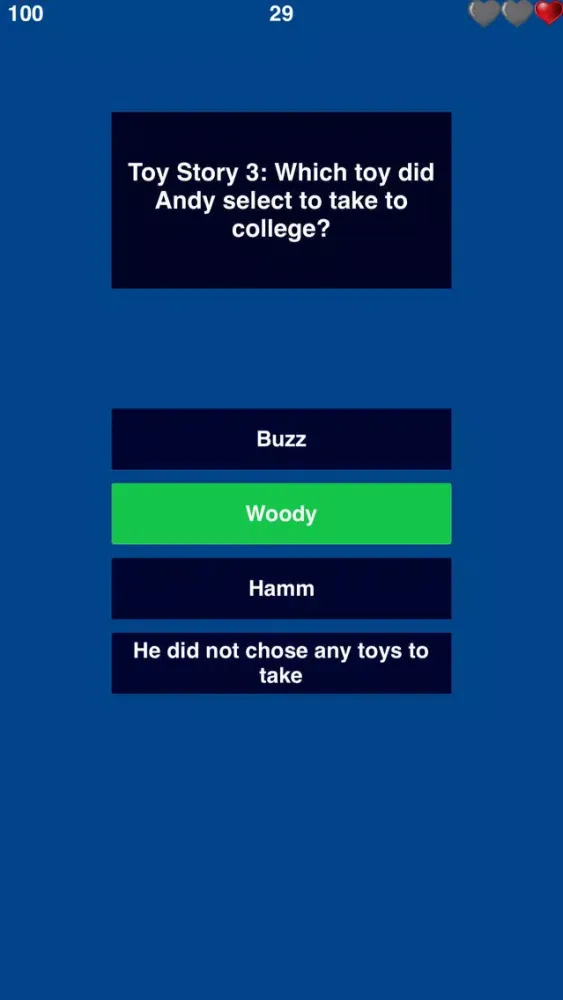 Capturas de pantalla de Trivia for Toy Story - Animated Comedy Film Quiz
